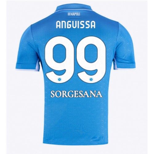 Moški Nogometni dresi SSC Napoli Frank Anguissa #99 Domači 2024-25 Kratek Rokav